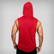 Tank Top Men Gym Cotton Vest Hoodies