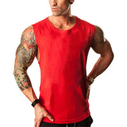 Tank Tops Men Gym Cotton Vest