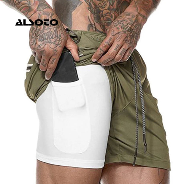 Men's Shorts Quick Dry Double Layer