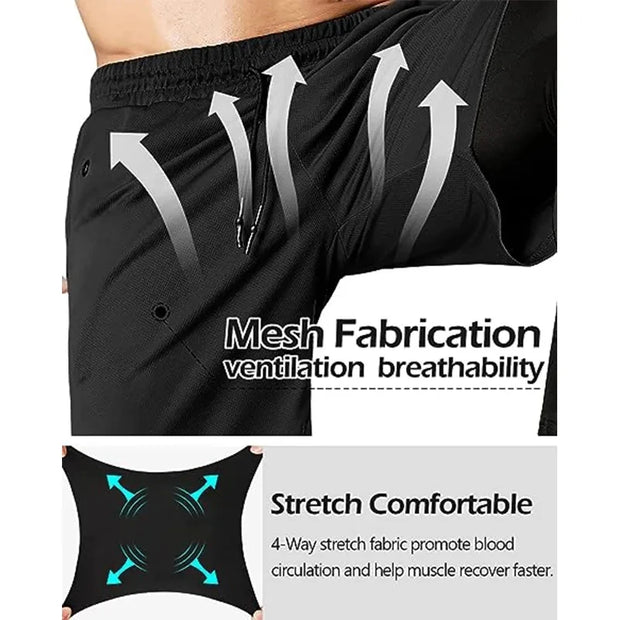 Compression Double-deck Sportswear Shorts