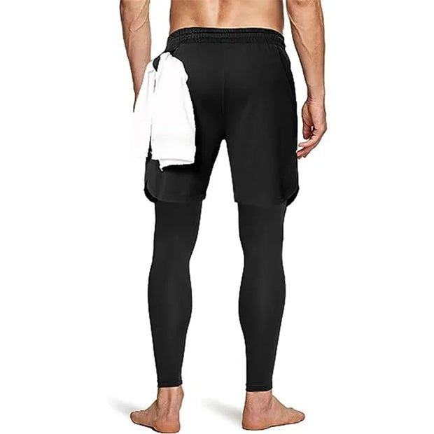 Compression Double-deck Sportswear Shorts