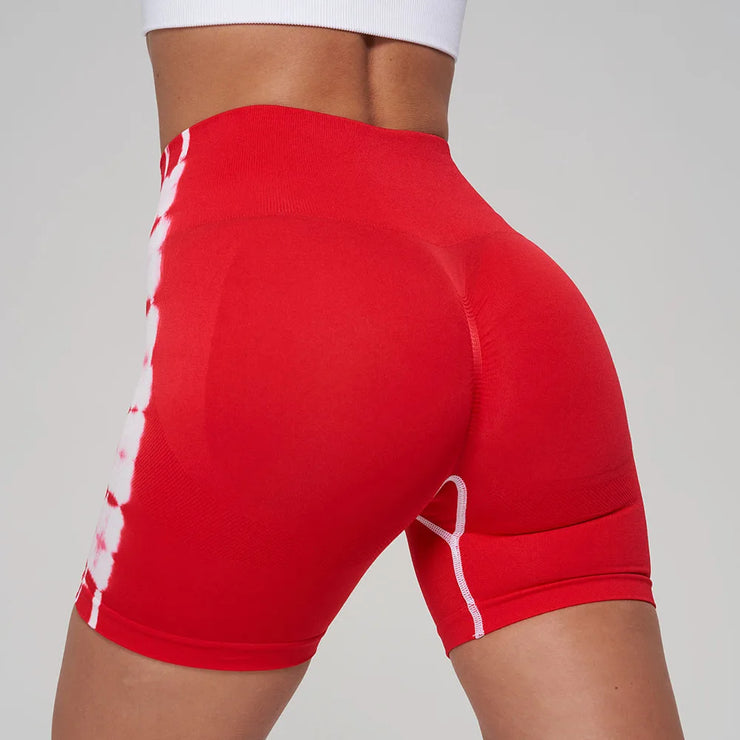 Seamless Elastic Scrunch High Waist Shorts