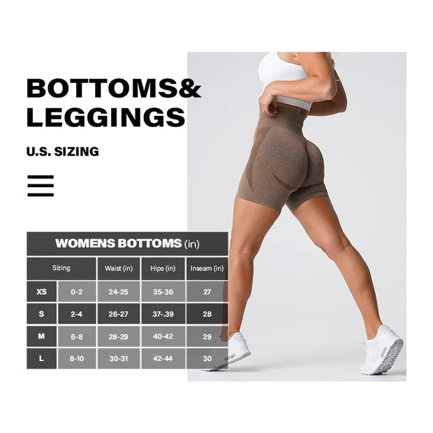 Seamless Women Push Up Booty Shorts