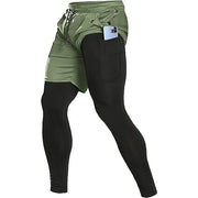 Compression Double-deck Sportswear Shorts