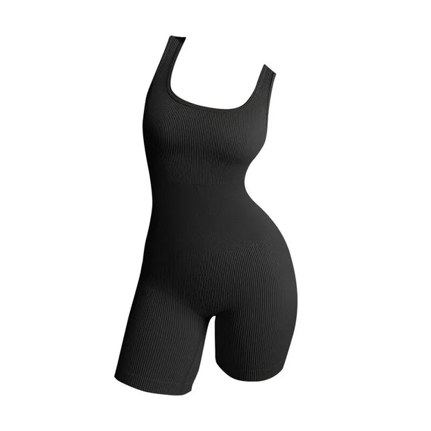 Seamless One-Piece Short Push Up Bodysuit