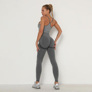 New Seamless Women Gym Set Long Sleeve