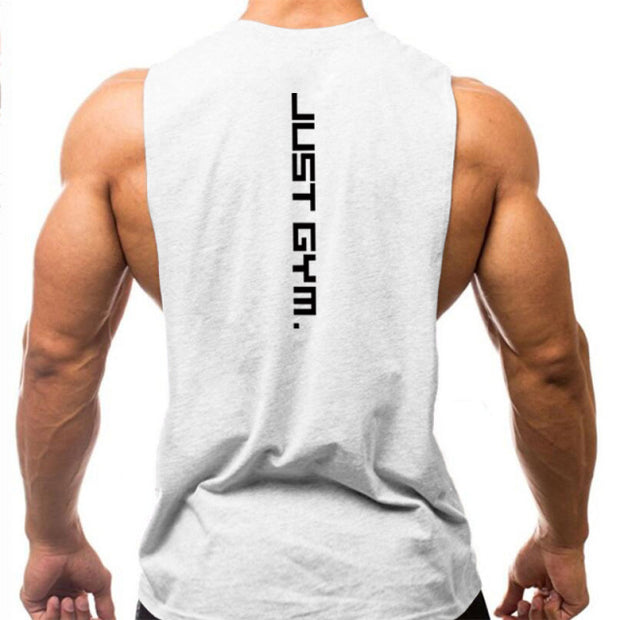 New Cotton Sleeveless Gym T-shit