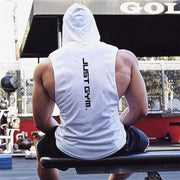 New Cotton Sleeveless Gym Hoodie