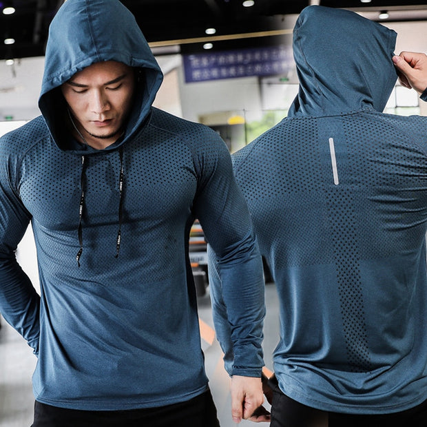 Men Fitness Sport Hoodie Gym