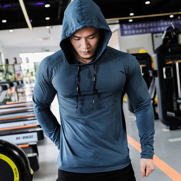 Men Fitness Sport Hoodie Gym