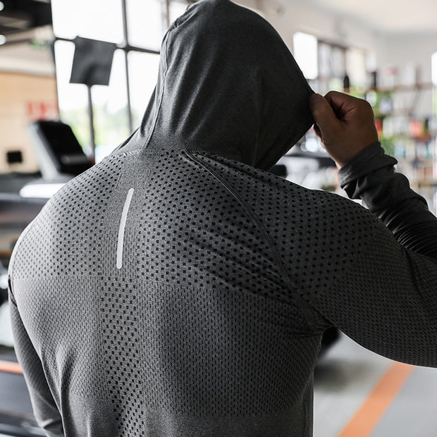 Men Fitness Sport Hoodie Gym