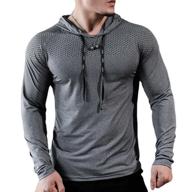 Men Fitness Sport Hoodie Gym