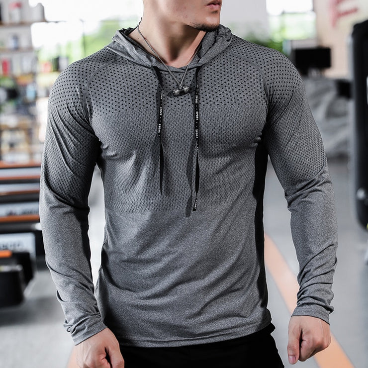 Men Fitness Sport Hoodie Gym