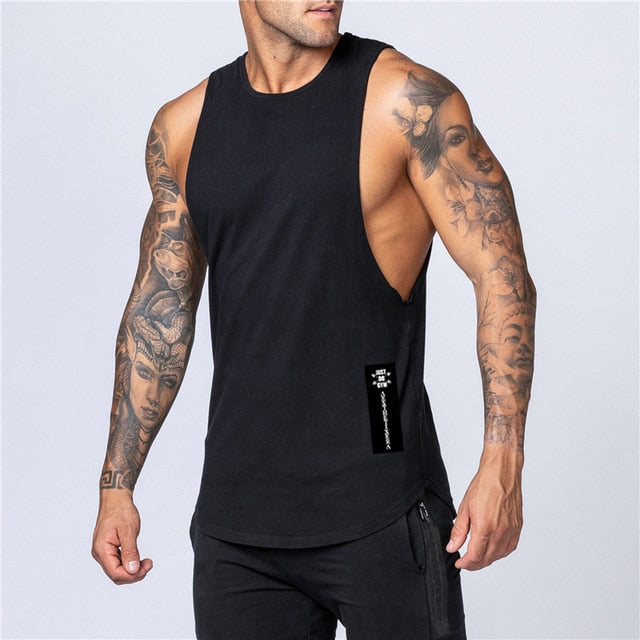 Gym Mens Tank Top Sleeveless Shirt