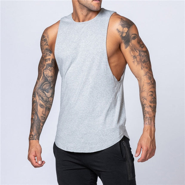 Gym Mens Tank Top Sleeveless Shirt