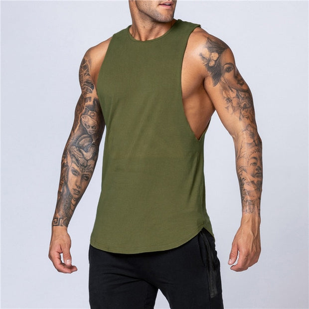 Gym Mens Tank Top Sleeveless Shirt