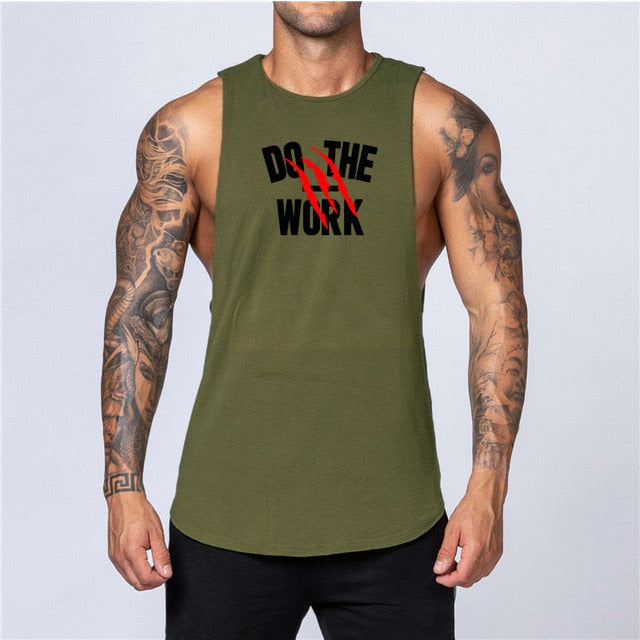 Gym Mens Tank Top Sleeveless Shirt