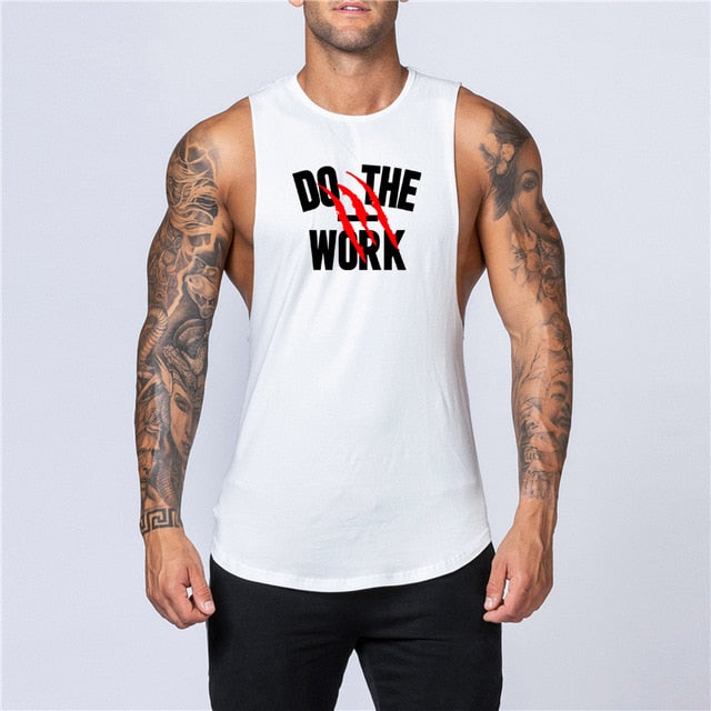 Gym Mens Tank Top Sleeveless Shirt